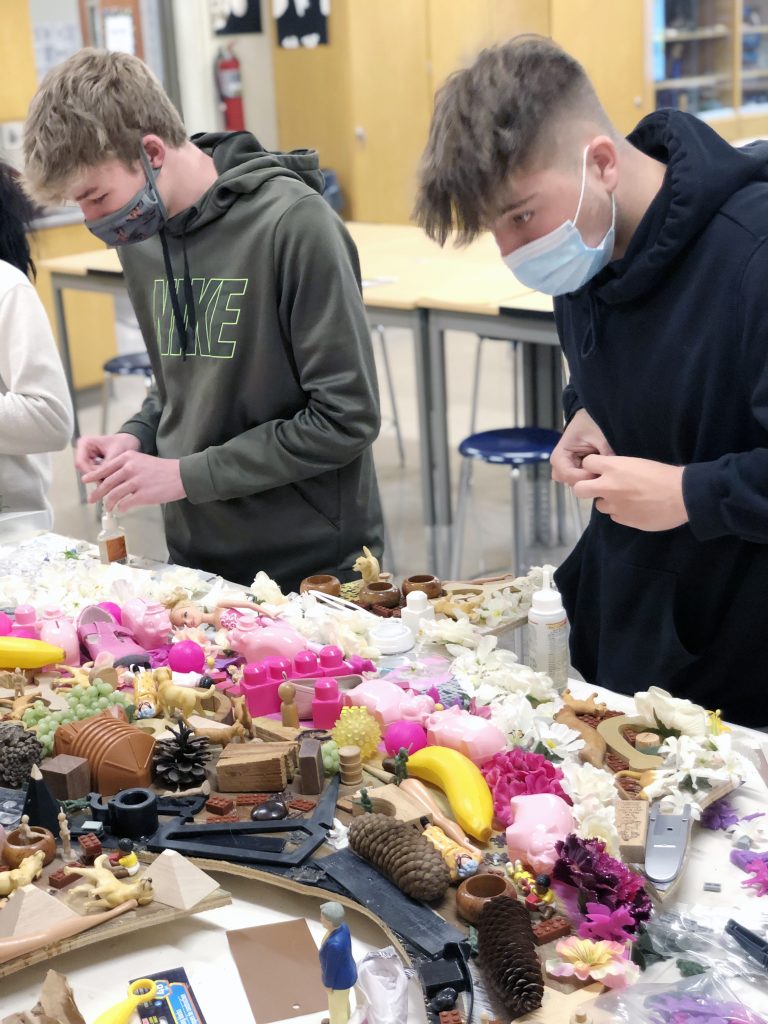 Carmichaels Area High School art students create sculpture from reused plastic HeraldStandard